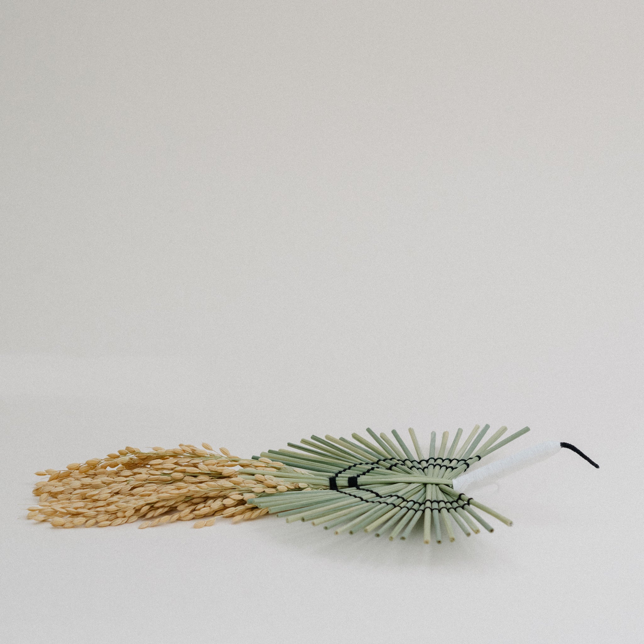 Woven Straw Wall Decoration – Crane